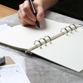 thumbnail image 4 of FlyFlise 1Pc Transparent PVC Clip File Folder Loose Notebook Sheet, 4 of 8