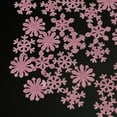thumbnail image 6 of HINTRMENT 50Pcs Pink Plastic Snowflake Wall Stickers for Christmas Party Home Decor 1.18Inch, 6 of 8