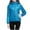 Sky Blue, variant on Women's Lightweight Hooded Winter Windproof Warm Coat with Recycled Insulation Slim Fit Short Jacket Outerwear