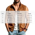 thumbnail image 2 of Maqroz Mens Outerwear Vests Faux Suede Sleeveless Jacket Stand Collar Zip Up Daily Coat with Pockets Brown,M, 2 of 6