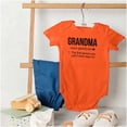 thumbnail image 4 of Grandma First Person When Mom Says No Romper Boys or Girls Infant Baby Brisco Brands 24M, 4 of 6
