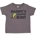 thumbnail image 3 of Inktastic Daddy's Fishing Buddy Boys Toddler T-Shirt, 3 of 5
