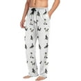 thumbnail image 4 of Top-kevin Border Collie Pajama Pants for Men PJs Bottoms Sleep Lounge Pants with Pockets, S M L XL XXL, 4 of 13
