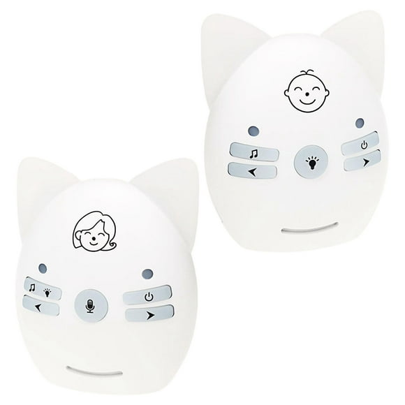 Moniteur pour Bébé Bébé Portable Son Cristallin Pleurs Voix Prise US Blanc Prise US