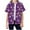 Purple, variant on Rotm Kids Christmas Button Up Hawaiian Shirts for Boys, Button Down Short Sleeve Tropical Print, Kids Summer Beachwear Tops White,14-15 Years