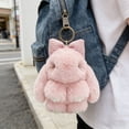 thumbnail image 6 of Bunny Keychain with Tin - 5.1" Handmade Bunny Plush Keychain with Gift Tin Box, Soft Rabbit Bag Charm Pendant, Cute Fluffy Key Ring Accessory for Backpack Purse Keys Gift Idea, 6 of 13