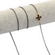 thumbnail image 1 of Cadena de metal para gafas, cordón para el cuello, cordón para máscara, collar, retenedor de gafas, gafas de sol para niñas, 27,56 pulgadas Flor de, 1 of 4