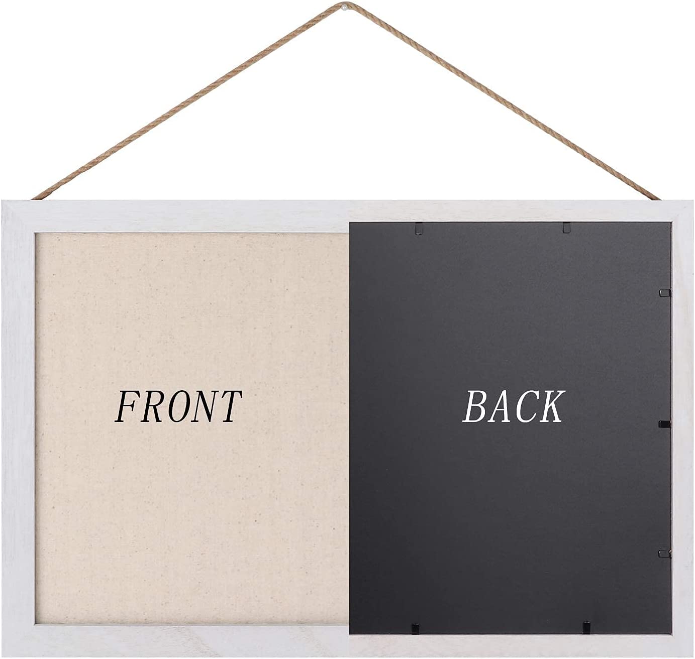 Sfugno 2-Pack Wood Frame Cork Bulletin Boards photo 5