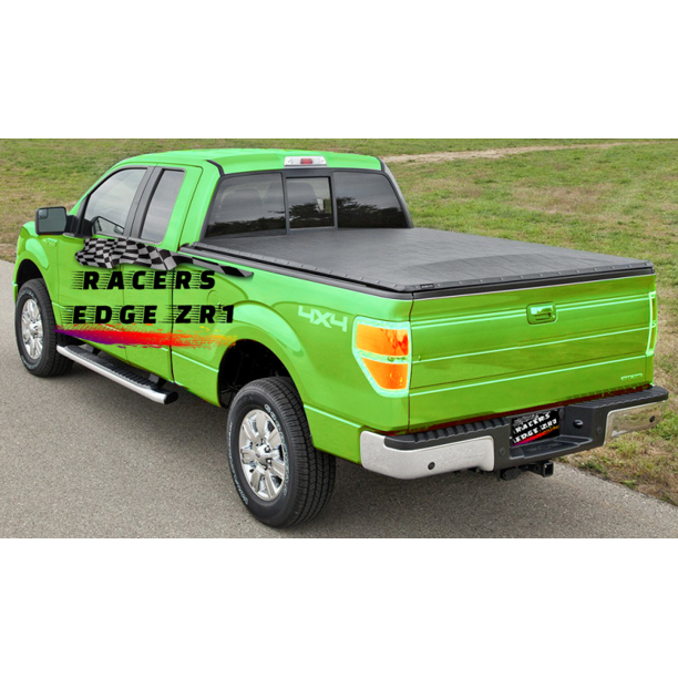 Racersedgezr1 2004 2012 Nissan Titan Crew Cab 5 5 Short Bed Vinyl Hidden Snap On Soft Roll Up Tonneau Cover Re336 Walmart Com Walmart Com