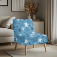 thumbnail image 3 of HELLHERO Elastic Bottom Soft Fabric Armless Accent Chair Washable Cover for Armless Chair, Armless Accent Chair Soft Cover Sea Turtle and Starfish Design, 3 of 8