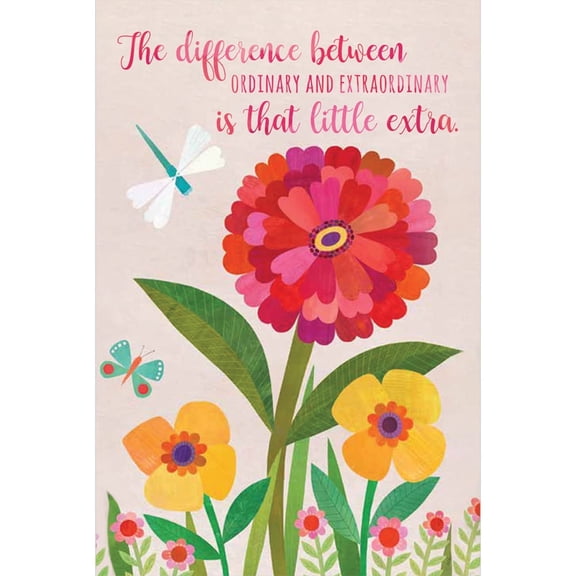 Tree-Free Greetings Just Because Greeting Card 12 Pack, 4x6, Be Your Vibrant Self (FS61525)