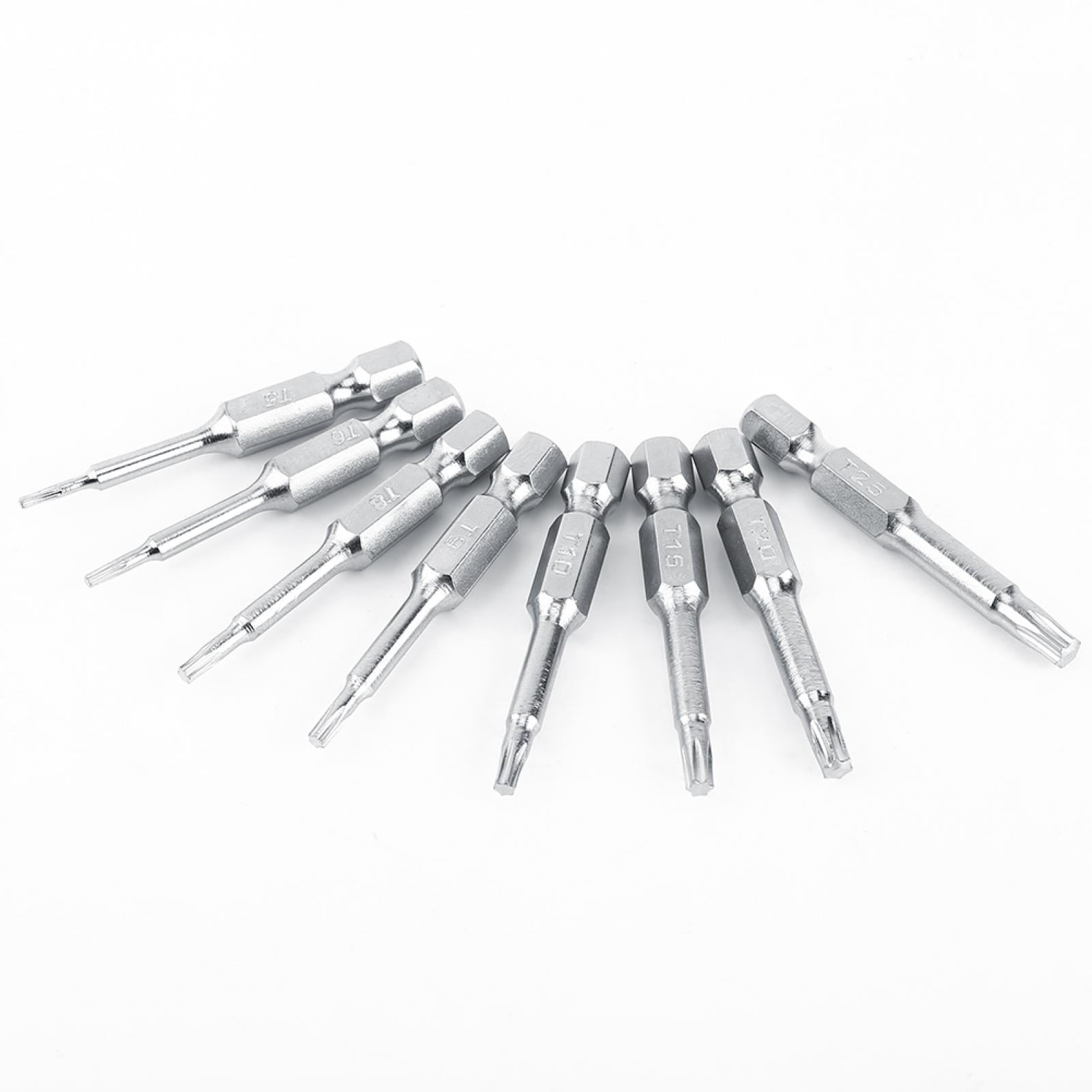 Star Head Bit Screwdriver Bit Set 50mm 8pcs Steel Star Head Screwdriver