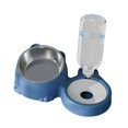 thumbnail image 2 of Cuencos para comida y agua para mascotas Juego de cuencos para comida y bebida desmontables para gatos azul, 2 of 8