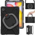 thumbnail image 4 of Funda colorida para Samsung Tab S6 Lite de 10,4 pulgadas con correa para el hombro, soporte de anillo ajustable grande y protección contra golpes., 4 of 5