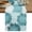 Turquoise, Mint, White, variant on Table Runner 48 Inches Long, Teal Blue Sunflowers Decorative Table Runner for Party Wedding Home Decor, Spring Floral Modern Abstract Art Dresser Scarves for Bedroom Kitchen Tables Decor 13x48 Inch