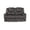 Charcoal, variant on Steve Silver Katrine Faux Leather Reclining Loveseat, Charcoal