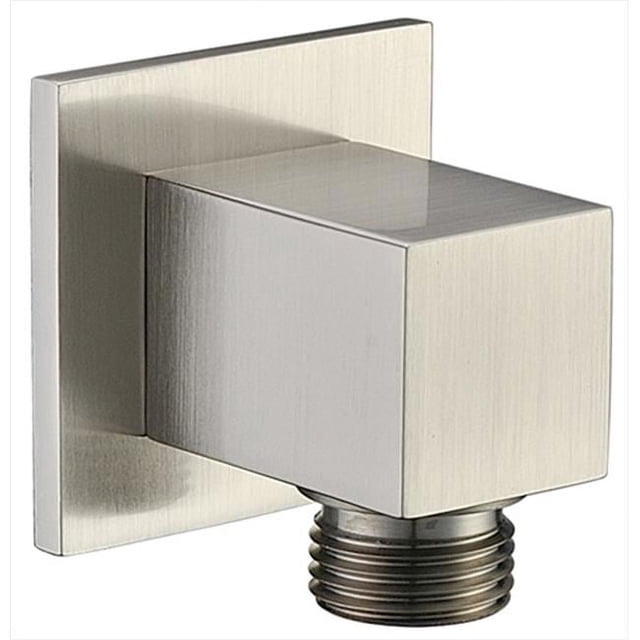 Dawn Kitchen WCA050400 Douche Mural d'Alimentation Carré Coude Nickel Brossé