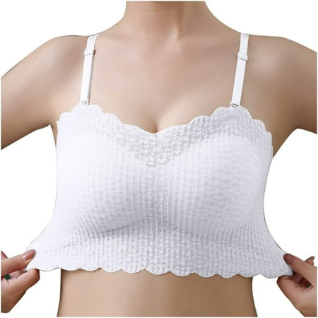

Women s Bra Solid Color Without Steel Ring Wrap Chest One Piece Seamless Underwear Ladies Soft Bandeau Bra