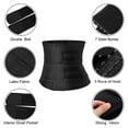 thumbnail image 4 of IDALL Waist Trainers for Women Belly Waist Trainer for Women Postpartum Belly Band Body Yoga Belt Sports Belt Shapewear Waist Trainer for Women Lower Belly Waist Trainer Black L, 4 of 9