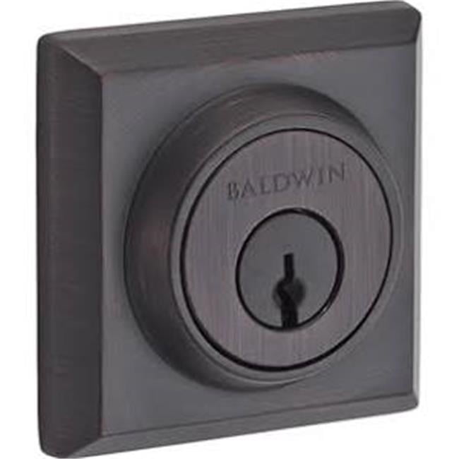 Baldwin Reserve SCTSD049 Single Cylinder Traditional Square Deadbolt