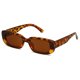 thumbnail image 1 of Gafas de sol clásicas para mujer gafas de sol Retro de moda para mujeres gafas de sol exteriores rectangulares marco pequeño color naranja transparente, 1 of 4