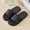 Black, variant on Unisex EVA House Slides Slippers, Waterproof Slip-Resistant, Lightweight Indoor Outdoor Comfort Slides for Men and Women, Black,Size 44