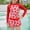 Watermelon Red, variant on DAETIROS Girls Long Sleeve Rash Guard Swimsuit Set 2 Piece Watermelon Print UPF Sun Protection Swim Shirt with Shorts for Kids 8-15 Years,Size 8-9 T