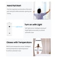 thumbnail image 3 of Riwcyla 2Pcs Smart Curtain Motor WiFi Voice Control Switch Electric Curtain Robot APP Control Timer Setup Compatible with Home for Roman Rod, 3 of 6