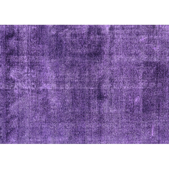 Ahgly Company Indoor Rectangle Oriental Purple Industrial Area Rugs, 5' x 8'