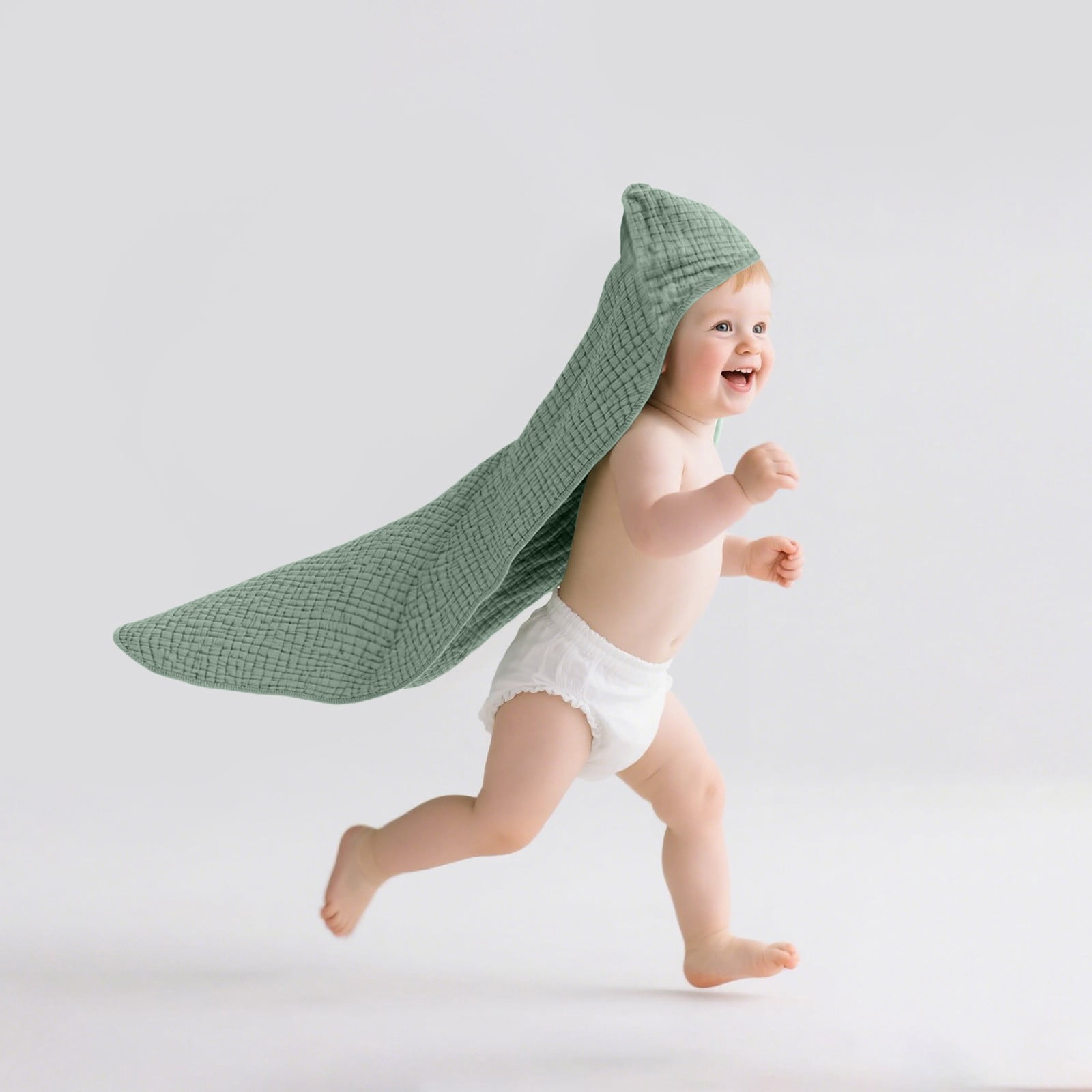 2 Pack Hooded ba-by Towels for Ne-wborn 2 Pack 100% Muslin Cotton ba-by Bath Towel with Hood for Babies, Inf-ant, To-ddlers and Kids, Large 35x35Inch, Soft and Absorbent Ne-wborn Essential,