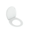 thumbnail image 6 of Mainstays Plastic 17 Inch Round Toilet Seat in Daisy White, 6 of 8