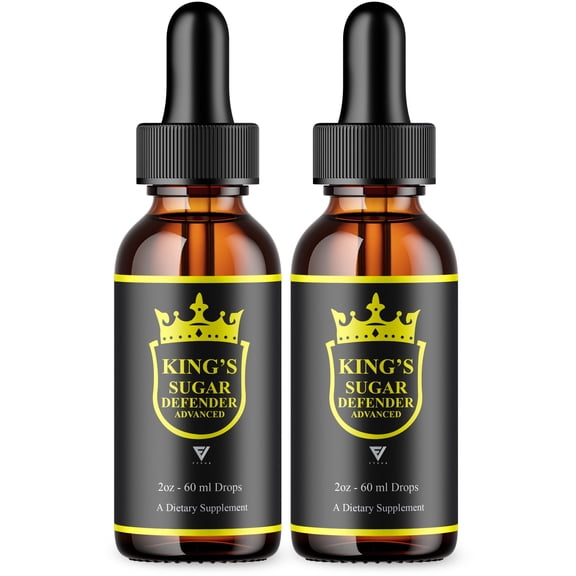 (2 Pack) Kings Sugar Defender Drops, Kings Sugar Defender Liquid Supplement (10oz)