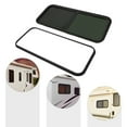 thumbnail image 4 of High-Quality RV Horizontal Window with Anti-Mosquito Screen, Tempered Black Glass for Privacy, and Durable Aluminum Alloy Construction, 4 of 7