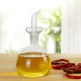 thumbnail image 3 of Dispensador cilíndrico de aceite de oliva, botella de aceite de vidrio sin boquilla de botella de goteo, botellas dispensadoras de vertedor de aceite para cocina Adepaton 2034252-1, 3 of 9