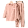 thumbnail image 4 of Hessimy Unisex Infant Toddler Spring Summer Soft Fabric 2Pcs Soft Long Sleeve Comfortable Sleepwear Pajamas, Unisex Comfort Pjs(Red,3-4 Years), 4 of 7