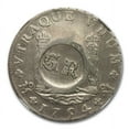 thumbnail image 2 of 1758 Jamaica 6 Schilling on Mexican 8 Reales VF-30 NGC (1754MO), 2 of 3