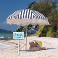 thumbnail image 4 of Eveokoki Flip Flop Zone Aluminum Sign Funny Pool Signs With Stake Beach House Decor Vintage Pool Tropical Beach Patio Decoration 12"x8" Beach Signs for Home Decor, 4 of 6