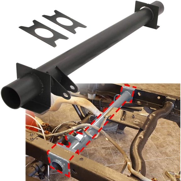 ELITEWILL Rear Shock Mount Crossmember Fit for 1999-2006 Chevy Silverado/GMC Sierra 1500 2500 Fuel Tank Support Crossmember