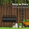 thumbnail image 4 of Lawn Roller, Push/Pull/Tow Behind Water/Sand Filled Steel Sod Drum Roller with  Yard Roller for Garden Backyard Grass, 17 Gallon/63 L, 36"x12", Black, 4 of 9