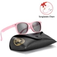 thumbnail image 1 of Flexible Kids Sunglasses Polarized Unbreakable Toddler Sun Glasses for Baby Boys and Girls UV400 with Case, Age 2-8 (Pink), 1 of 8