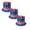 B(3PCS), variant on Festival Party Accessory for Men and Women,Red White Blue Cap with Stars,Red White and Blue Hat,Memorial Day Accessories,Patriotic Hat 4th of July Independence Day Flag Patriotic Party Supplies,1Pcs