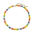 thumbnail image 1 of Collier Ras-du-Cou Perlé Coloré Collier Rond Nacré Collier Bohème Perlé Bijoux pour Femmes Vacances Été Plage Vacances, 1 of 7