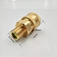 thumbnail image 2 of Pressure Washer Male Adapter Quick Nozzle To Lavor/Parkside Hose Connect, 2 of 4