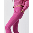 thumbnail image 3 of KelaJuan Women Fashion Flare Jeans Solid Color Stretch Denim Pants Spring Autumn Casual Slim Bell Bottoms Trousers, 3 of 6