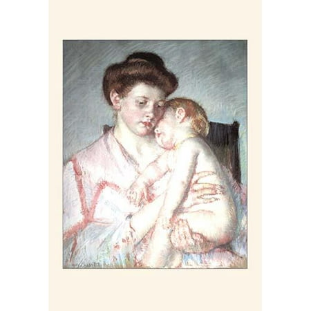 Mary Stevenson Cassatt was an American painter and printmaker who lived in France  She was considered an impressionists but is best known in America for her childrens illustrations Poster Print by