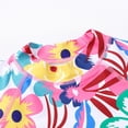 thumbnail image 6 of XZNPDUCQ Baby Toddler Girl Swimsuit Baby Ruffle Swimwear Summer Beach Bathing Suit Swimming Suit For Girls 7-8Years Blue, 6 of 9