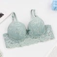 thumbnail image 5 of Tumotour Balconette Bra For Women'S Supportive Underwire Bras Lace Patchwork Bras Everyday Bra, 5 of 9