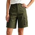 thumbnail image 4 of Dxzfnsa Women's Hiking Cargo Shorts with Pockets Quick Dry Lightweight Summer Shorts for Women Golf Casual S-2XL, 4 of 8