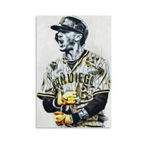 Jackson Merrill Baseball Player Poster Baseball Star Room Decoration Painting (20) Painting On Canvas Wall Art Poster Scroll Picture Print Living Room Walls Decor Home Posters 20x30inch(50x75cm)