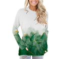 thumbnail image 1 of Gibobby Sudadera oversize mujer Sudaderas de moda de gran tamaño para mujer con cuello alto sudaderas de manga larga trajes de otoño 2023(Verde,CH), 1 of 4
